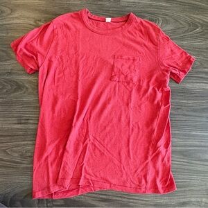Alternative Apparel Mens Classic Red Short Sleeve Tee Small